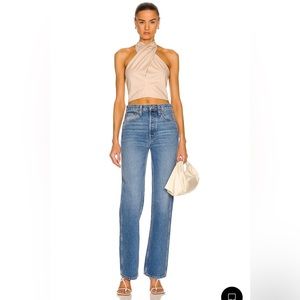 RE/DONE 90's High Rise Loose Denim in “Stoned Azul”